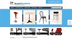 Desktop Screenshot of mueblehosteleria.com